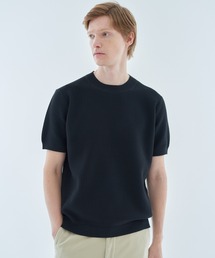 クロスパターン ウォッシャブルニット