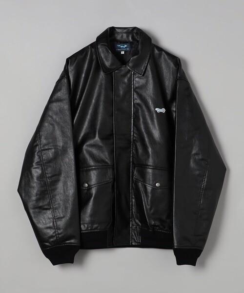 PENNEYS（ぺニーズ）の「【そうコレ！】Penneys（ぺニーズ）別注レザーライクブルゾン（ブルゾン・メンズ・ブラック・M/L/XL）」の13枚目の写真