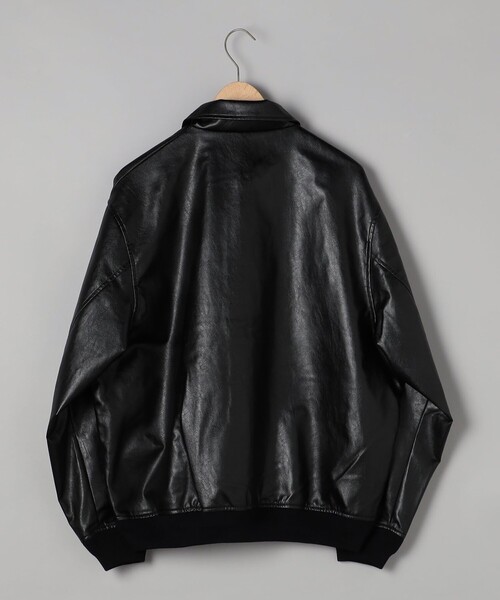 PENNEYS（ぺニーズ）の「【そうコレ！】Penneys（ぺニーズ）別注レザーライクブルゾン（ブルゾン・メンズ・ブラック・M/L/XL）」の14枚目の写真