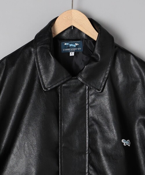 PENNEYS（ぺニーズ）の「【そうコレ！】Penneys（ぺニーズ）別注レザーライクブルゾン（ブルゾン・メンズ・ブラック・M/L/XL）」の15枚目の写真