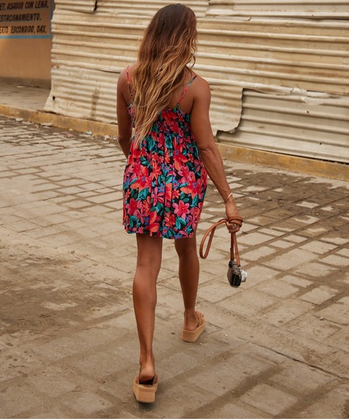 ROXY(ロキシー)の「LA VIDA MINI/ロキシー総柄ワンピース(ワンピース・レディース・ホワイト/ブラック・SMALL/X-SMALL/MEDIUM)」の15枚目の写真