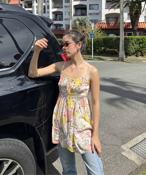 ROXY(ロキシー)の「LA VIDA MINI/ロキシー総柄ワンピース(ワンピース・レディース・ホワイト/ブラック・SMALL/X-SMALL/MEDIUM)」の9枚目の写真