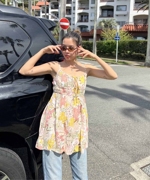 ROXY(ロキシー)の「LA VIDA MINI/ロキシー総柄ワンピース(ワンピース・レディース・ホワイト/ブラック・SMALL/X-SMALL/MEDIUM)」の8枚目の写真