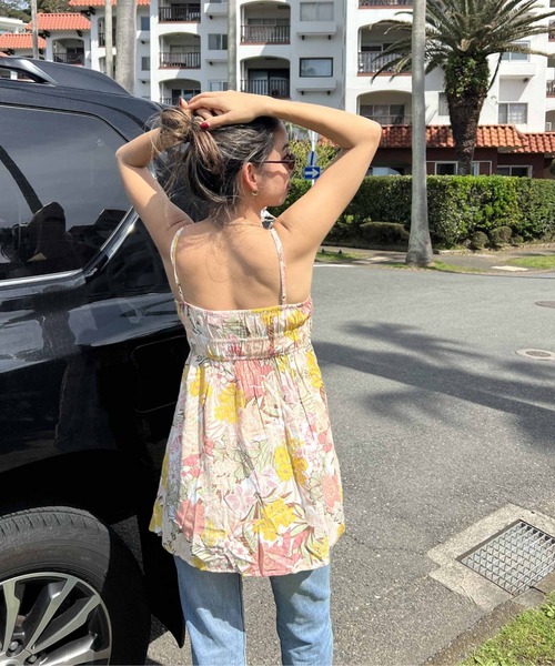 ROXY(ロキシー)の「LA VIDA MINI/ロキシー総柄ワンピース(ワンピース・レディース・ホワイト/ブラック・SMALL/X-SMALL/MEDIUM)」の7枚目の写真