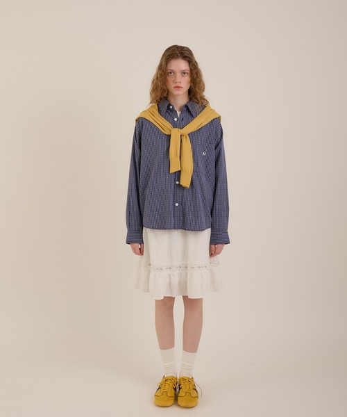 MUHET(ミュエータ)の「アソートチェックシャツ(シャツ/ブラウス・レディース・ネイビー/グリーン/チャコールグレー・MEDIUM/X-LARGE)」の17枚目の写真