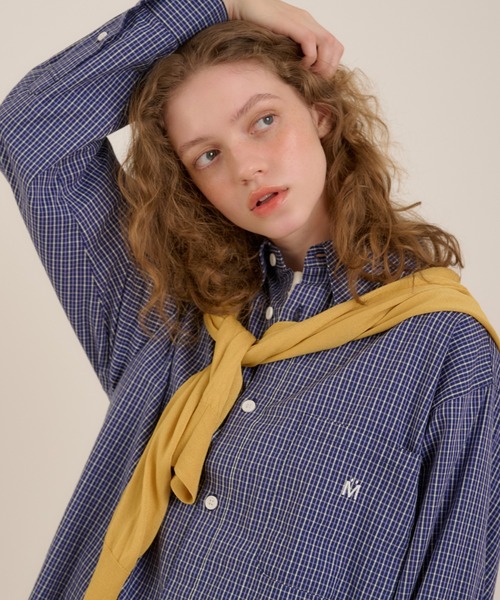 MUHET(ミュエータ)の「アソートチェックシャツ(シャツ/ブラウス・レディース・ネイビー/グリーン/チャコールグレー・MEDIUM/X-LARGE)」の16枚目の写真