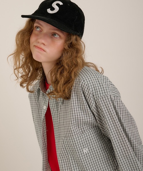 MUHET(ミュエータ)の「アソートチェックシャツ(シャツ/ブラウス・レディース・ネイビー/グリーン/チャコールグレー・MEDIUM/X-LARGE)」の7枚目の写真