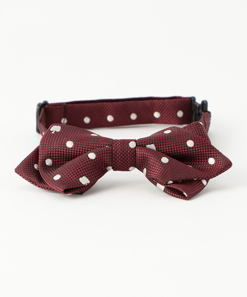 COMME CA ISM(コムサイズム)の「リンゴドット 蝶タイ・スカーフセット(蝶ネクタイ・キッズ・ネイビー/ボルドー/グリーン・FREE)」の4枚目の写真