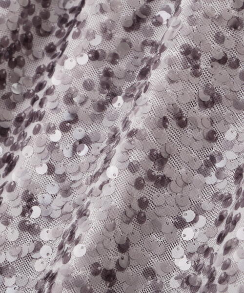 N.（N. Natural Beauty Basic）（エヌエヌナチュラルビューティーベーシック）の「◆スパンコールミディスカート（スカート・レディース・オフホワイト/グレー・MEDIUM）」の14枚目の写真