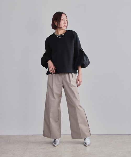 LHELBIE(レルビエ)の「バルーンスリーブプルオーバー(その他トップス・レディース・オフホワイト/ブラック・M)」の14枚目の写真