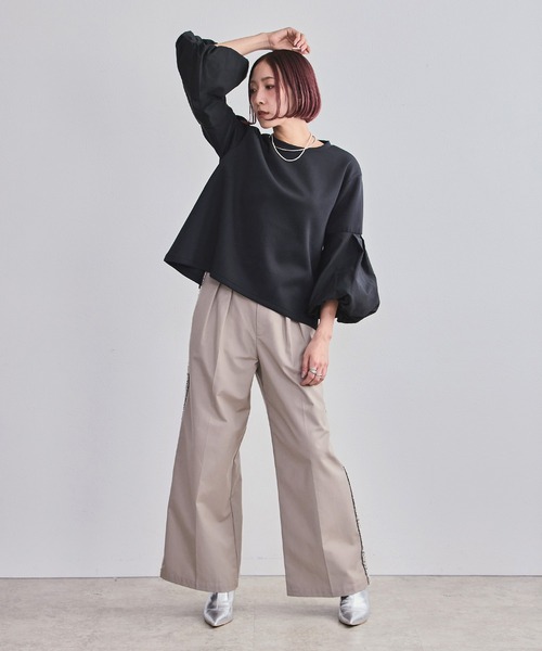 LHELBIE(レルビエ)の「バルーンスリーブプルオーバー(その他トップス・レディース・オフホワイト/ブラック・M)」の16枚目の写真