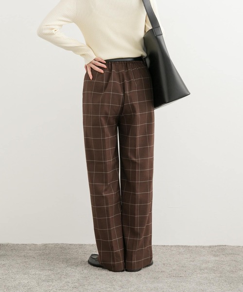 URBAN RESEARCH DOORS（アーバンリサーチドアーズ）の「チェックトラウザーパンツ（その他パンツ・レディース・ネイビー/グレー/ブラウン/チャコールグレー・SMALL/MEDIUM）」の11枚目の写真