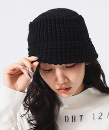 BEAMS BOY（ビームスボーイ）の「【別注】cableami / ウール バケット