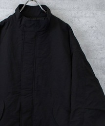stand collar nylon short mods coat/スタンドカラー ナイロン ショートモッズコート レディース メンズ