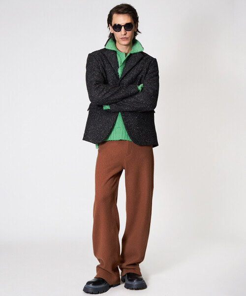 ROBERTO COLLINA（ロベルトコリーナ）の「roberto collina | スキッパー ニットプルオーバー MEN（ニット/セーター・メンズ・ネイビー/ピンク・48/46）」の16枚目の写真