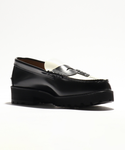 The Kenford Fineshoes（ケンフォードファインシューズ）の「【The Kenford Fineshoes】TANK SOLE LOAFERS COMBI（ローファー・メンズ・ブラック・27cm/26.5cm/26cm/25.5cm/25cm）」の6枚目の写真