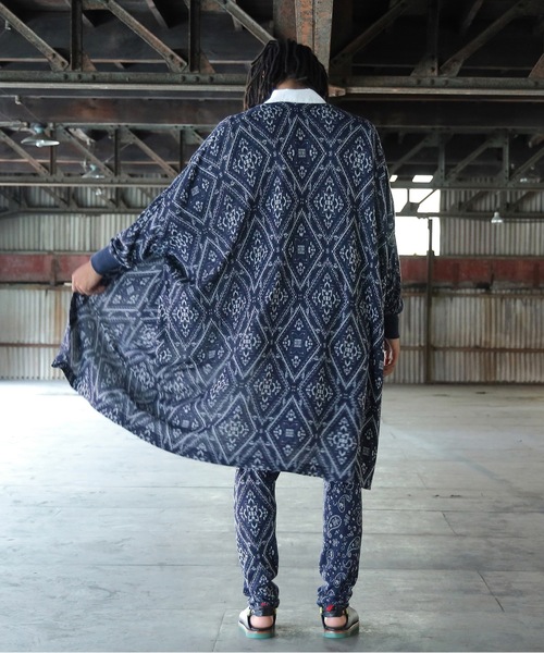 STOF（ストフ）の「Bandana JQ Cardigan（カーディガン/ボレロ・メンズ・ネイビー/ベージュ・M/S）」の8枚目の写真