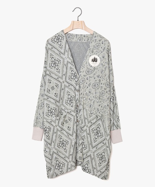 STOF（ストフ）の「Bandana JQ Cardigan（カーディガン/ボレロ・メンズ・ネイビー/ベージュ・M/S）」の9枚目の写真