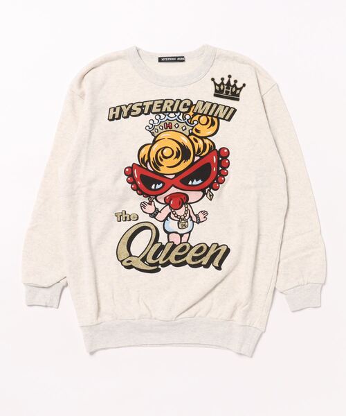 Hystericmini QUEENMINI裏毛トレーナー
