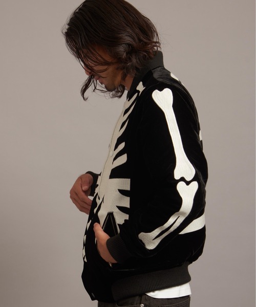 vansonボーンジャケット50周年記念 VANSON バンソン 50周年別珍BOMBER JACKET ボンバージャケット
