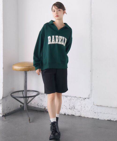 RETRO GIRL（レトロガール）の「スキッパートレーナー（スウェット・レディース・チャコールグレー/グリーン/ホワイト系その他・FREE）」の17枚目の写真