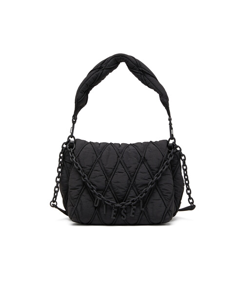 DIESEL(ディーゼル)の「ウィメンズ ショルダーバッグ M CHARM-D SHOULDER M(ショルダーバッグ・レディース・ブラック/ダークグリーン・UNI)」の20枚目の写真