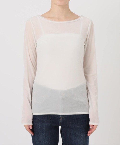 La TOTALITE(ラトータリテ)の「《追加》2wayネックベロアカットソー(Tシャツ/カットソー・レディース・ブラック/ライトグレー・FREE)」の10枚目の写真