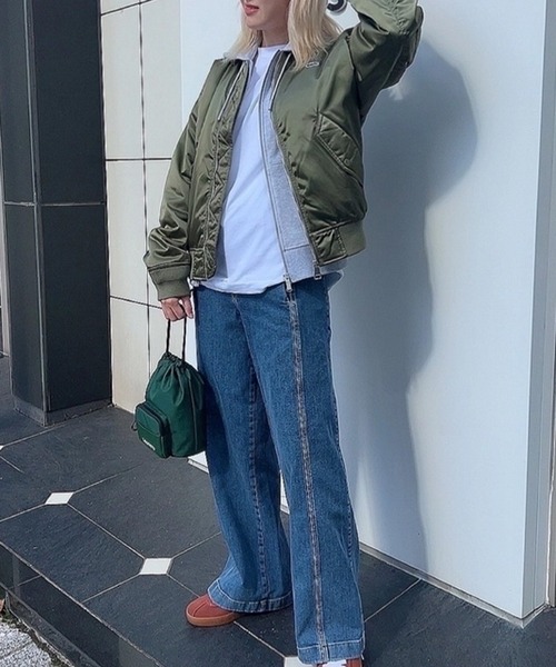 セール】撥水ボンバージャケット / 中綿 MA-1 フライトジャケット