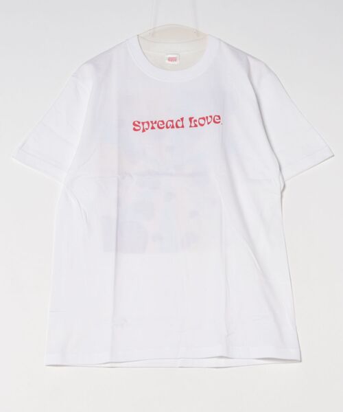 ARCHIVER(アーカイバ)の「【Spread Love】オリジナルプリント S/S T(Tシャツ/カットソー・レディース・ブラック/ホワイト・MEDIUM)」の1枚目の写真