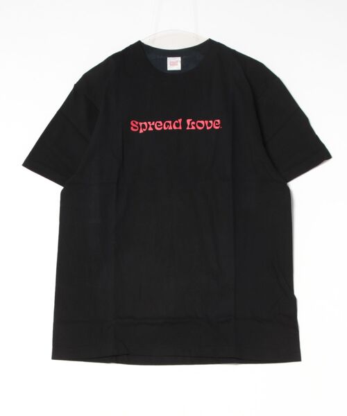 ARCHIVER(アーカイバ)の「【Spread Love】オリジナルプリント S/S T(Tシャツ/カットソー・レディース・ブラック/ホワイト・MEDIUM)」の2枚目の写真