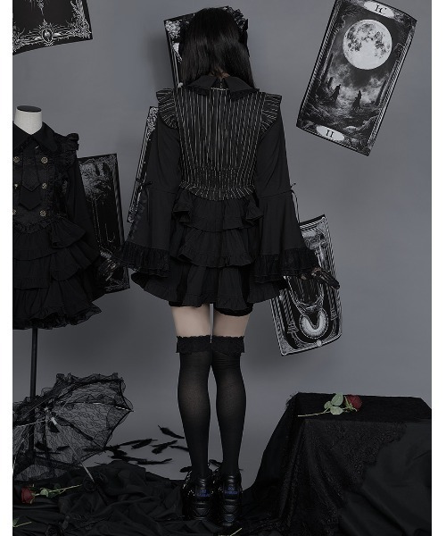 ililil（イルイルイル）の「『ililil/イルイルイル』【クラシカルロリ地雷ちゃん】フリルワンピース（シャツワンピース・レディース・B/A・FREE）」の13枚目の写真