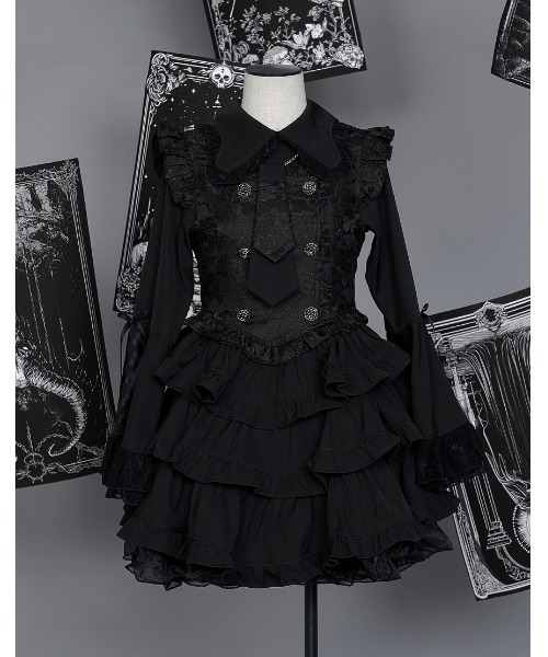 ililil（イルイルイル）の「『ililil/イルイルイル』【クラシカルロリ地雷ちゃん】フリルワンピース（シャツワンピース・レディース・B/A・FREE）」の14枚目の写真