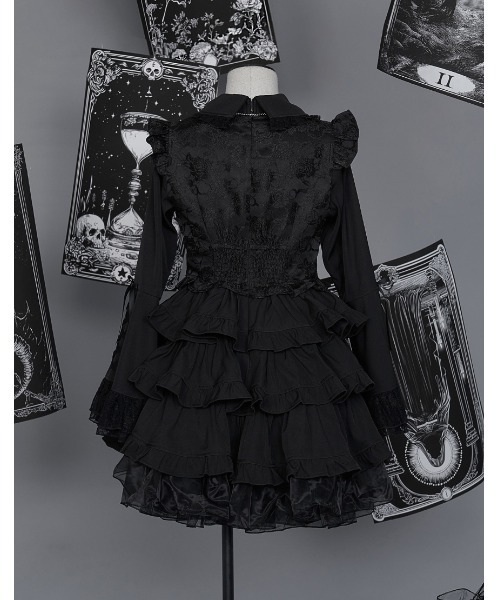 ililil（イルイルイル）の「『ililil/イルイルイル』【クラシカルロリ地雷ちゃん】フリルワンピース（シャツワンピース・レディース・B/A・FREE）」の16枚目の写真