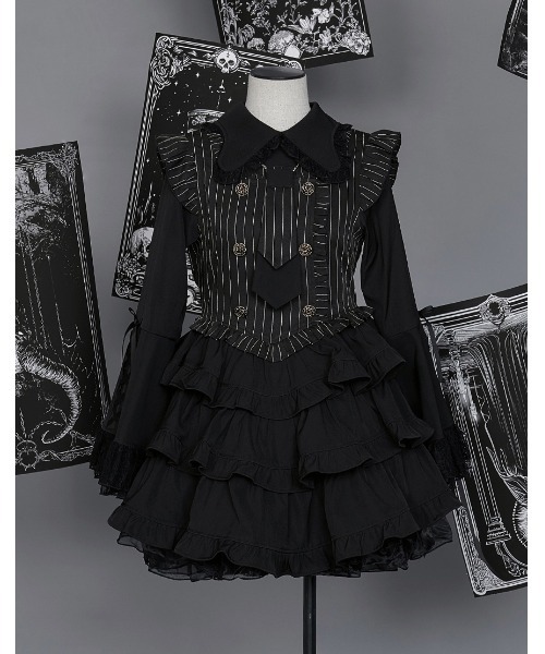 ililil（イルイルイル）の「『ililil/イルイルイル』【クラシカルロリ地雷ちゃん】フリルワンピース（シャツワンピース・レディース・B/A・FREE）」の18枚目の写真