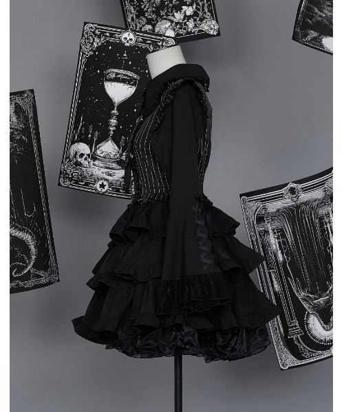 ililil（イルイルイル）の「『ililil/イルイルイル』【クラシカルロリ地雷ちゃん】フリルワンピース（シャツワンピース・レディース・B/A・FREE）」の19枚目の写真