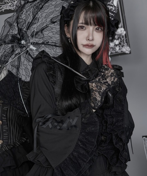 ililil（イルイルイル）の「『ililil/イルイルイル』【クラシカルロリ地雷ちゃん】フリルワンピース（シャツワンピース・レディース・B/A・FREE）」の4枚目の写真