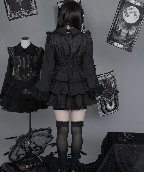 ililil（イルイルイル）の「『ililil/イルイルイル』【クラシカルロリ地雷ちゃん】フリルワンピース（シャツワンピース・レディース・B/A・FREE）」の8枚目の写真