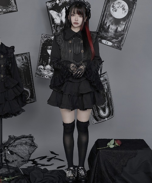 ililil（イルイルイル）の「『ililil/イルイルイル』【クラシカルロリ地雷ちゃん】フリルワンピース（シャツワンピース・レディース・B/A・FREE）」の12枚目の写真