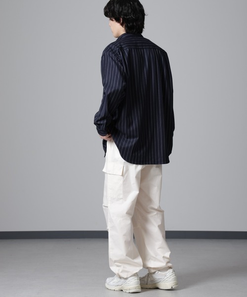 NANO universe（ナノユニバース）の「CNリラックスカーゴパンツ（カーゴパンツ・メンズ・ブラック/カーキ/アイボリー・M/S/L）」の9枚目の写真