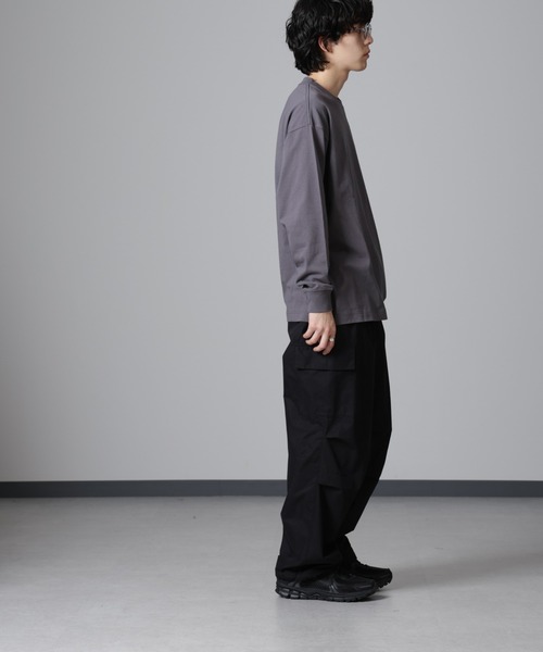 NANO universe（ナノユニバース）の「CNリラックスカーゴパンツ（カーゴパンツ・メンズ・ブラック/カーキ/アイボリー・M/S/L）」の21枚目の写真