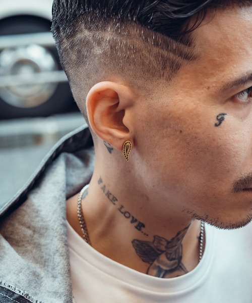 Subciety（サブサエティ）の「Paisley pierce（ピアス（片耳用）・メンズ・シルバー/ゴールド・FREE）」の7枚目の写真
