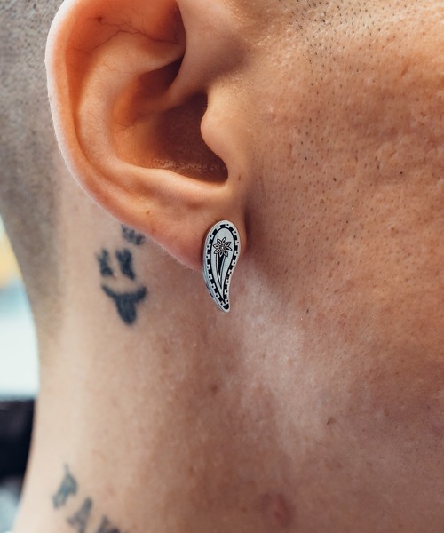 Subciety（サブサエティ）の「Paisley pierce（ピアス（片耳用）・メンズ・シルバー/ゴールド・FREE）」の9枚目の写真