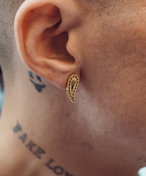Subciety（サブサエティ）の「Paisley pierce（ピアス（片耳用）・メンズ・シルバー/ゴールド・FREE）」の10枚目の写真