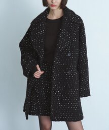 CODE A | CODE A｜dot tweed coat(チェスターコート)
