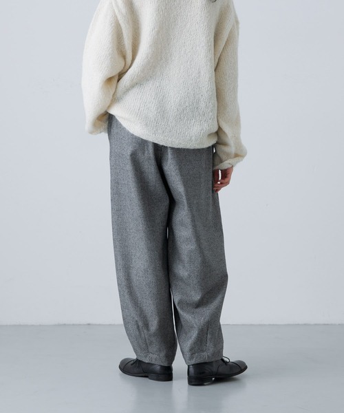 かぐれ（カグレ）の「ウールルーズテーパードパンツ千鳥（その他パンツ