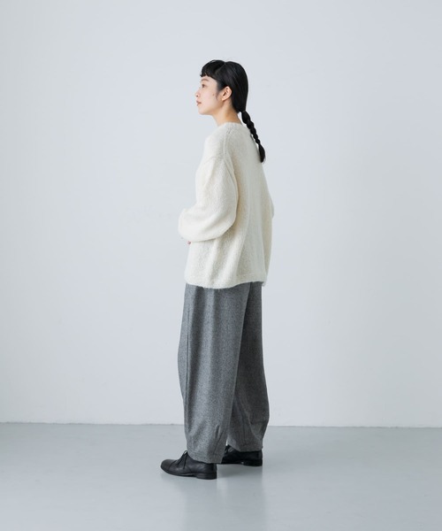 かぐれ（カグレ）の「ウールルーズテーパードパンツ千鳥（その他パンツ