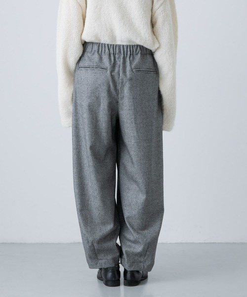 かぐれ（カグレ）の「ウールルーズテーパードパンツ千鳥（その他パンツ