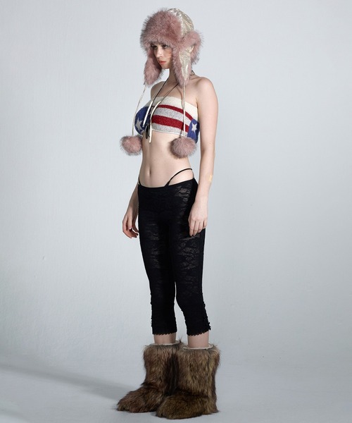 SCULPTOR（スカルプター）の「90's Lace Leggings/90's レースレギンス（レギンス/スパッツ・レディース・ブラック/ナチュラル/ホワイト・MEDIUM/SMALL）」の13枚目の写真