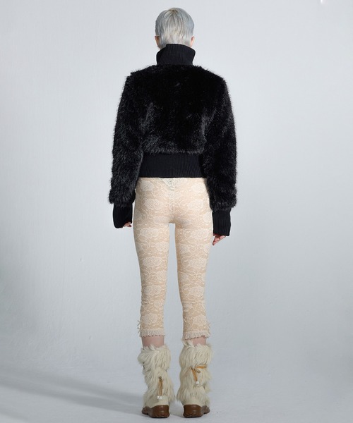 SCULPTOR（スカルプター）の「90's Lace Leggings/90's レースレギンス（レギンス/スパッツ・レディース・ブラック/ナチュラル/ホワイト・MEDIUM/SMALL）」の20枚目の写真