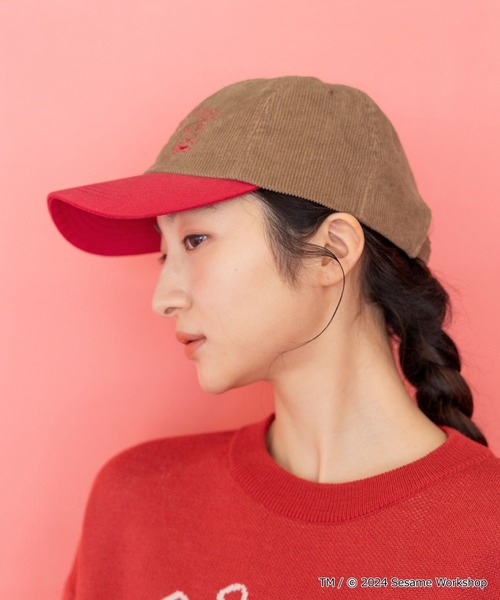 niko and...(ニコアンド)の「【SESAME STREET(セサミストリート)】コラボ 配色キャップ(キャップ・レディース・イエロー/ベージュ/グレー・FREE)」の5枚目の写真